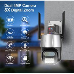 Dr. Phone-DrPhone WiView SmartCam - Smart Wifi Camera – Indoor En Outdoor Camera – Tweeweg Audio – Micro-SD Kaart Opslag – Infrarood€ 109,95€ 90,87DrPhoneIP Camera8720118023488