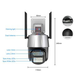 Dr. Phone-DrPhone WiView SmartCam - Smart Wifi Camera – Indoor En Outdoor Camera – Tweeweg Audio – Micro-SD Kaart Opslag – Infrarood€ 109,95€ 90,87DrPhoneIP Camera8720118023488