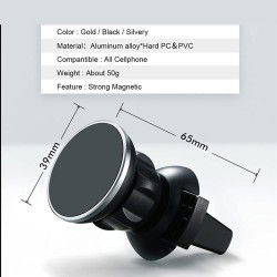 Dr. Phone-DrPhone A2 - Magnetische Smartphone Houder- Ventilatierooster Houder voor Mobiel + 2 Metalen Plakkers - Zwart€ 11,95€ 9,88DrPhoneSmartphone / Tablet / Laptop Houders8720118040058