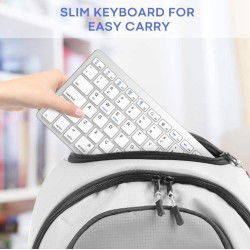 Elementkey V02 Draadloos Bluetooth Keyboard Tablets / Computers / TV Wireless Toetsenbord Windows / IOS en Android Wit
