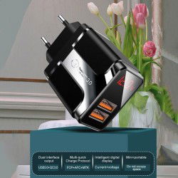 Dr. Phone-DrPhone ACC02 18W Thuislader - 2x USB 3.0 Qualcomm USB poorten met Digitale Display scherm + 1 Meter Micro USB Kabel - Zwart€ 16,95€ 14,01DrPhoneKabel & Lader8720118737682