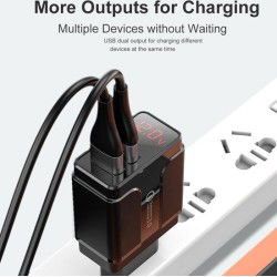 Dr. Phone-DrPhone ACC02 18W Thuislader - 2x USB 3.0 Qualcomm USB poorten met Digitale Display scherm + 1 Meter Micro USB Kabel - Zwart€ 16,95€ 14,01DrPhoneKabel & Lader8720118737682