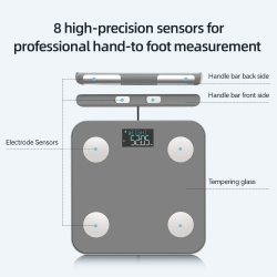 Dr. Phone-DrPhone FitScale – Slimme Body Weegschaal - 8-elektroden – Mobiele App – Lichaamsvet – BMI – BMR – Inclusief Handvat - Grijs€ 129,95€ 107,40DrPhoneGezondheid