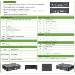 Dr. Phone-Elementkey iON Mega Mini PC - Krachtige 12e Gen Intel Core i5-1250P - Wi-Fi 6, Thunderbolt 4 - 16GB RAM - 1TB SSD - Windows 11€ 699,95€ 578,47ElementkeyMini Computer
