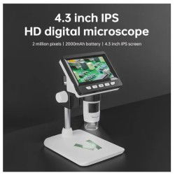 Dr. Phone-DrPhone MicroView Pro - Digitale 1000x Microscoop met 1080P HD - 4.3 Inch LCD - 12 Talen - Computer Ondersteuning€ 99,95€ 82,60DrPhoneMicroscoop8720118363393