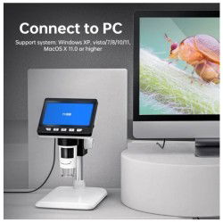 Dr. Phone-DrPhone MicroView Pro - Digitale 1000x Microscoop met 1080P HD - 4.3 Inch LCD - 12 Talen - Computer Ondersteuning€ 99,95€ 82,60DrPhoneMicroscoop8720118363393