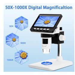Dr. Phone-DrPhone MicroView Pro - Digitale 1000x Microscoop met 1080P HD - 4.3 Inch LCD - 12 Talen - Computer Ondersteuning€ 99,95€ 82,60DrPhoneMicroscoop8720118363393