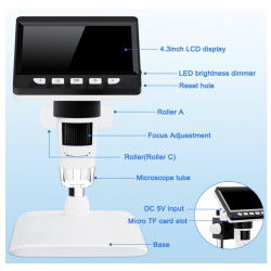 Dr. Phone-DrPhone MicroView Pro - Digitale 1000x Microscoop met 1080P HD - 4.3 Inch LCD - 12 Talen - Computer Ondersteuning€ 99,95€ 82,60DrPhoneMicroscoop8720118363393