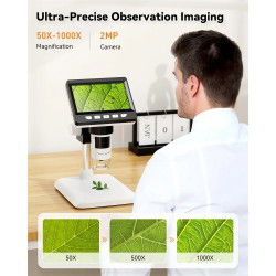 Dr. Phone-DrPhone MicroView Pro - Digitale 1000x Microscoop met 1080P HD - 4.3 Inch LCD - 12 Talen - Computer Ondersteuning€ 99,95€ 82,60DrPhoneMicroscoop8720118363393