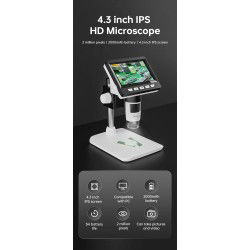 Dr. Phone-DrPhone MicroView Pro - Digitale 1000x Microscoop met 1080P HD - 4.3 Inch LCD - 12 Talen - Computer Ondersteuning€ 99,95€ 82,60DrPhoneMicroscoop8720118363393