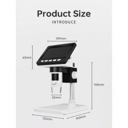 Dr. Phone-DrPhone MicroView Pro - Digitale 1000x Microscoop met 1080P HD - 4.3 Inch LCD - 12 Talen - Computer Ondersteuning€ 99,95€ 82,60DrPhoneMicroscoop8720118363393