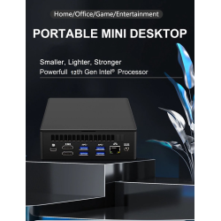 Dr. Phone-Elementkey ION3 Stealth - Intel i7-1260P Alder Lake Processor - 32GB ram - 2000GB (2TB) SSD - Iris XE Grafisch - Zwart€ 949,95€ 785,08ElementkeyMini Computer8720118361603