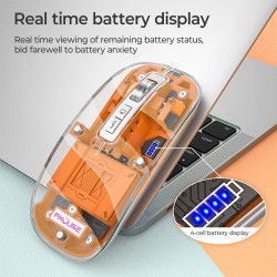 Dr. Phone-Elementkey Tri-Mode Muis - Draadloze met Verstelbare DPI en Stille Werking voor Efficiënt Officegebruik - Gaming / Kantoor€ 27,95€ 23,10Muis