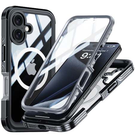 Dr. Phone-DrPhone HardShield - Dubbelzijdige Telefoonhoes met Screenprotector - Bescherming tot 6 meter – Geschikt Voor iPhone 16 Pro€ 18,95€ 15,66DrPhoneApple