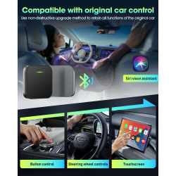 Dr. Phone-DrPhone DriveCast - Draadloze CarPlay Adapter - 5,8 GHz Wifi - CarPlay Dongle – Draadloos Verbinden - Zwart€ 74,95€ 61,94Adapter/Converter