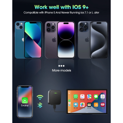 Dr. Phone-DrPhone DriveCast - Draadloze CarPlay Adapter - 5,8 GHz Wifi - CarPlay Dongle – Draadloos Verbinden - Zwart€ 74,95€ 61,94Adapter/Converter