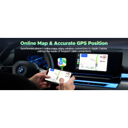 Dr. Phone-DrPhone DriveCast - Draadloze CarPlay Adapter - 5,8 GHz Wifi - CarPlay Dongle – Draadloos Verbinden - Zwart€ 74,95€ 61,94Adapter/Converter