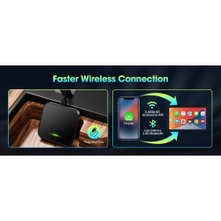 Dr. Phone-DrPhone DriveCast - Draadloze CarPlay Adapter - 5,8 GHz Wifi - CarPlay Dongle – Draadloos Verbinden - Zwart€ 74,95€ 61,94Adapter/Converter