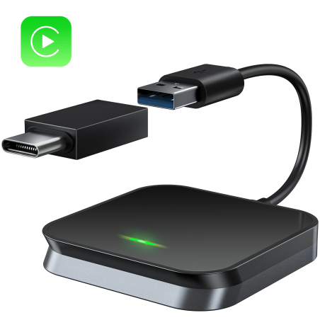 Dr. Phone-DrPhone DriveCast - Draadloze CarPlay Adapter - 5,8 GHz Wifi - CarPlay Dongle – Draadloos Verbinden - Zwart€ 74,95€ 61,94Adapter/Converter