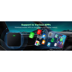 Dr. Phone-DrPhone DriveCast - Draadloze CarPlay Adapter - 5,8 GHz Wifi - CarPlay Dongle – Draadloos Verbinden - Zwart€ 74,95€ 61,94Adapter/Converter