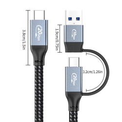 Dr. Phone-DrPhone ChargeLine – Oplaad En Datakabel – Nylon Gevlochten – Vermogen Tot 100W – Type-C & USB 3.0 – 1 Meter€ 19,95€ 16,49Home