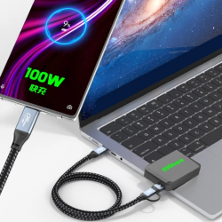 Dr. Phone-DrPhone ChargeLine – Oplaad En Datakabel – Nylon Gevlochten – Vermogen Tot 100W – Type-C & USB 3.0 – 1 Meter€ 19,95€ 16,49Home