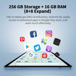Dr. Phone-Elementkey Ai-Onyx Pro- 4G LTE + GPS - Android 11 Tablet - 16GB Ram - 512GB Opslag - 10.4" - 2000X1200P€ 349,95€ 289,21Tablet