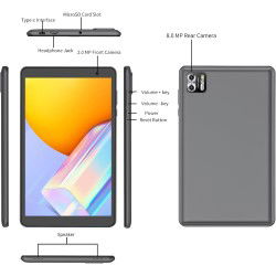 Dr. Phone-Elementkey Ai-8 Pro TAB8 - 8-inch Android Tablet | 128GB Opslag, 8GB Ram - WiFi, Bluetooth 5.2 | Krachtig & Draagbaar€ 189,95€ 156,98ElementkeyTablet