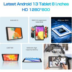 Dr. Phone-Elementkey Ai-8 Pro TAB8 - 8-inch Android Tablet | 128GB Opslag, 8GB Ram - WiFi, Bluetooth 5.2 | Krachtig & Draagbaar€ 189,95€ 156,98ElementkeyTablet