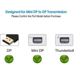 Dr. Phone-DrPhone MP02 Mini DisplayPort mannelijk naar DisplayPort vrouwelijk adapter - 4K Ultra HD-resolutie - Wit€ 11,95€ 9,88DrPhoneHub / Adapter8720118007297