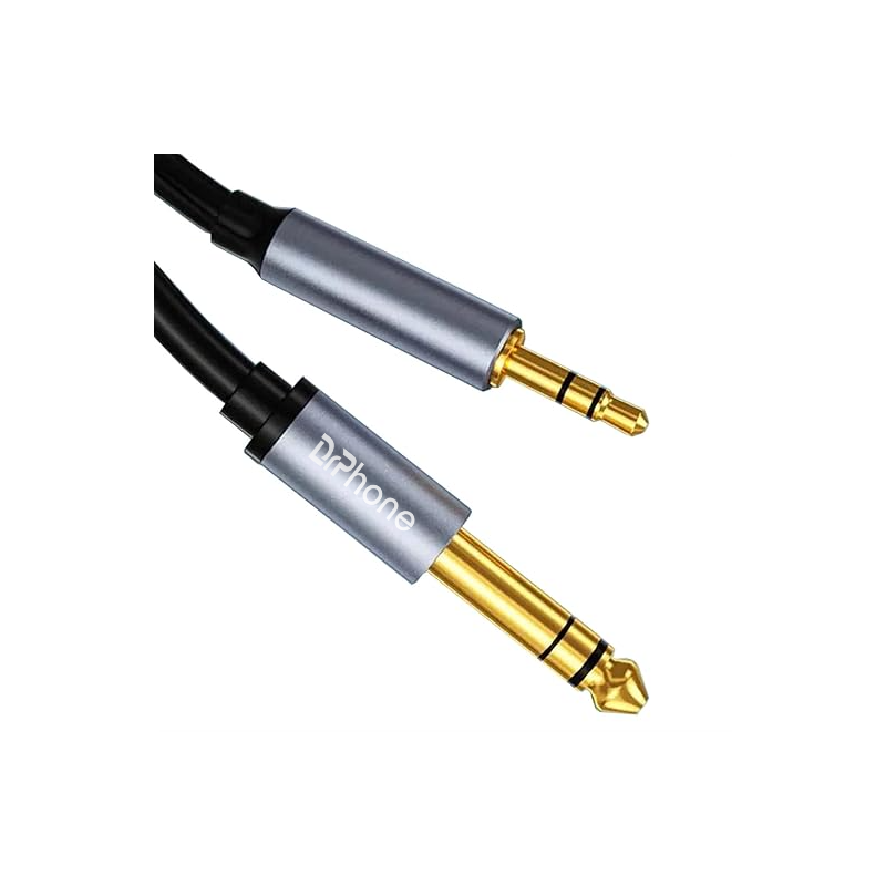 Dr. Phone-DrPhone 6.35mm 1/4 mannelijk naar 3.5mm 1/8 mannelijk - TRS Bidirectionele Stereo Audio Kabel Jack - 3 Meter€ 14,95€ 12,36DrPhoneAudiokabels8720118921340