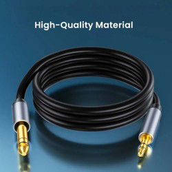 Dr. Phone-DrPhone 6.35mm 1/4 mannelijk naar 3.5mm 1/8 mannelijk - TRS Bidirectionele Stereo Audio Kabel Jack - 3 Meter€ 14,95€ 12,36DrPhoneAudiokabels8720118921340