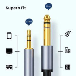 Dr. Phone-DrPhone 6.35mm 1/4 mannelijk naar 3.5mm 1/8 mannelijk - TRS Bidirectionele Stereo Audio Kabel Jack - 3 Meter€ 14,95€ 12,36DrPhoneAudiokabels8720118921340