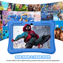 Dr. Phone-Elementkey Ai-Kids Max – 7 Inch KinderTablet – 32GB Intern + 64GB Micro SD – Voor En Achtercamera – Android 13 - 2GB RAM€ 139,95€ 115,66Tablet