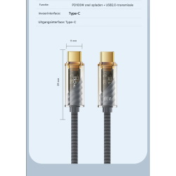 Dr. Phone-DrPhone Toocki 100W - USB Type-C Kabel – 2 Meter - Snel Opladen, Duurzaam Gevlochten Kabel voor Samsung, iPhone Etc€ 14,95€ 12,36DrPhoneTelefoniekabel