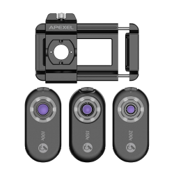 Dr. Phone-DrPhone APL PhoneMicro - 3-in-1 Telefoonlens – 100x/150x/200x - LED Verlichting - Ingebouwde CPL-filter - 3 helderheidsniveaus€ 97,95€ 80,95(Telefoon) Opzet Lens / Lenzen