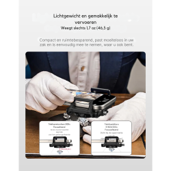 Dr. Phone-DrPhone APL PhoneMicro - 3-in-1 Telefoonlens – 100x/150x/200x - LED Verlichting - Ingebouwde CPL-filter - 3 helderheidsniveaus€ 97,95€ 80,95(Telefoon) Opzet Lens / Lenzen