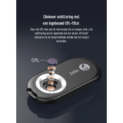 Dr. Phone-DrPhone APL PhoneMicro - 3-in-1 Telefoonlens – 100x/150x/200x - LED Verlichting - Ingebouwde CPL-filter - 3 helderheidsniveaus€ 97,95€ 80,95(Telefoon) Opzet Lens / Lenzen