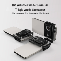 Dr. Phone-DrPhone APL PhoneMicro - 3-in-1 Telefoonlens – 100x/150x/200x - LED Verlichting - Ingebouwde CPL-filter - 3 helderheidsniveaus€ 97,95€ 80,95(Telefoon) Opzet Lens / Lenzen