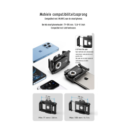 Dr. Phone-DrPhone APL PhoneMicro - 3-in-1 Telefoonlens – 100x/150x/200x - LED Verlichting - Ingebouwde CPL-filter - 3 helderheidsniveaus€ 97,95€ 80,95(Telefoon) Opzet Lens / Lenzen