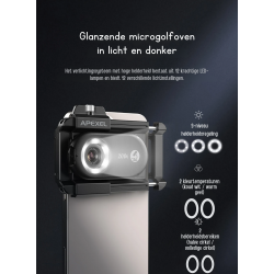 Dr. Phone-DrPhone APL PhoneMicro - 3-in-1 Telefoonlens – 100x/150x/200x - LED Verlichting - Ingebouwde CPL-filter - 3 helderheidsniveaus€ 97,95€ 80,95(Telefoon) Opzet Lens / Lenzen