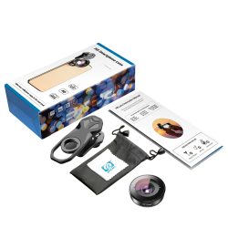 Dr. Phone-DrPhone APEX3 Pro 2-in-1 Smartphone Lens Set – 120° Groothoek & 10x Macro Lens – Universele Clip voor Telefoon & Tablet€ 27,95€ 23,10(Telefoon) Opzet Lens / Lenzen
