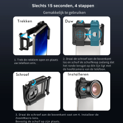 Dr. Phone-DrPhone APEX WideEdge – Zoom Smartphone Macrolens - 10x Tot 20x Vergroting - F1.05 diafragma - HD Macro-Lens€ 47,95€ 39,63(Telefoon) Opzet Lens / Lenzen