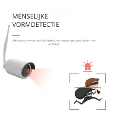 Dr. Phone-DrPhone SmartVision - NVR Camera Kit - 8 Camera Set - Bewegingsdetectie & Human Shape Detection - IP66 Waterdicht - 3MP Full HD€ 599,95€ 495,83Camera 