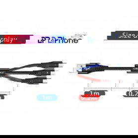 Dr. Phone-DrPhone MX4 - 3 in 1 Multi Oplaadkabel met LED indicator - 3.5A Opladen - 2 Meter USB-C/Micro USB/Lightning Kabel - Universeel€ 19,95€ 16,49DrPhoneTelefoniekabel8720118274842