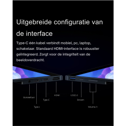 Dr. Phone-Elementkey GenX4 – OLED 15.6 inch Draagbare Monitor – 3840×2160 4K 60Hz OLED + Freesync – GameMonitor - Zonder touch€ 529,95€ 437,98Monitoren