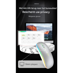 Dr. Phone-Elementkey MIJIA Dual Mode Draadloze Muis – Bluetooth + 2.4G, Oplaadbaar, Stil en 1600 DPI - Metalen Scrollwiel Comfort - Grijs€ 24,95€ 20,62Muis