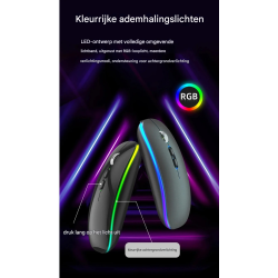 Dr. Phone-Elementkey MIJIA Dual Mode Draadloze Muis – Bluetooth + 2.4G, Oplaadbaar, Stil en 1600 DPI - Metalen Scrollwiel Comfort - Grijs€ 24,95€ 20,62Muis