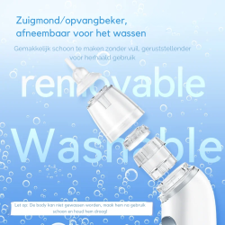 Dr. Phone-DrPhone PureBreath - Elektrische Neusaspirator – Speciaal Voor Baby’s – Drie Zuigniveaus – Makkelijk Te Reinigen€ 39,95€ 33,02Gezondheid