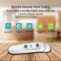 Dr. Phone-DrPhone ThermoTrack - Huishoudelijke Lichaam Thermometer - LED-scherm - Automatische uitschakeling – Koortsthermometer€ 34,95€ 28,88Thermostaat